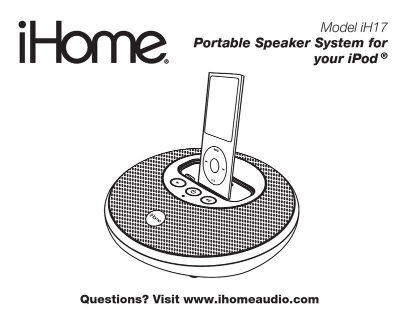 iHome iH17 Instruction book