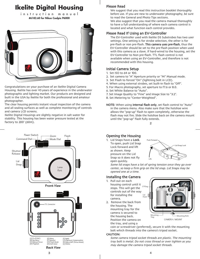 Ikelite Coolpix P-6000 User manual