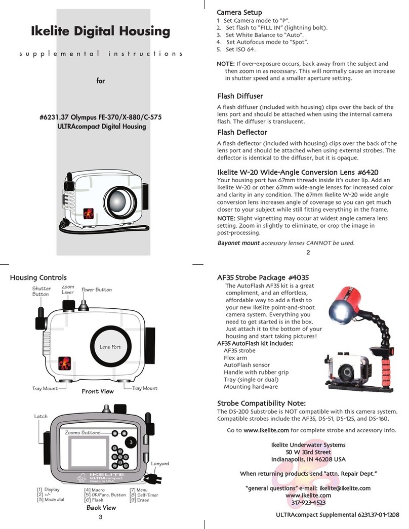 Ikelite C-575 Supplemental instructions