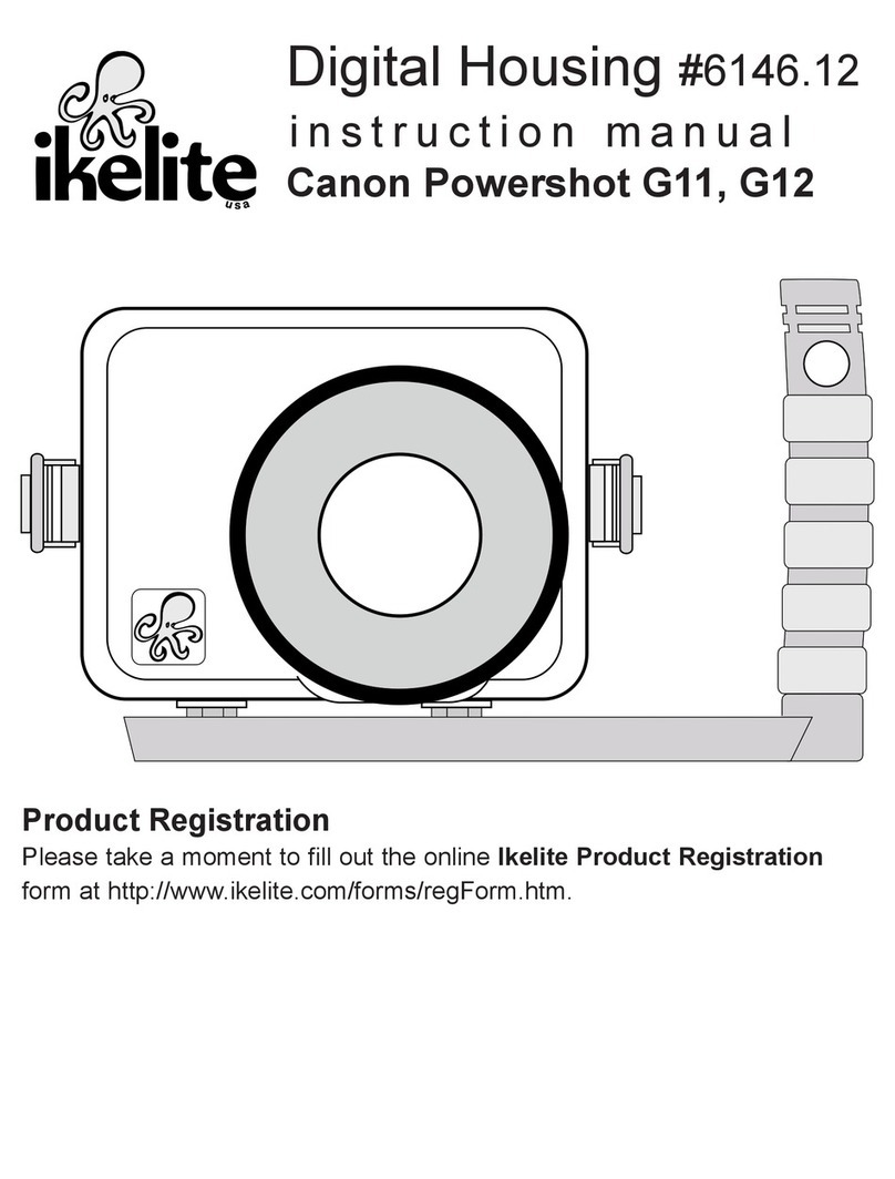 Ikelite POWERSHOT G11 instruction manual