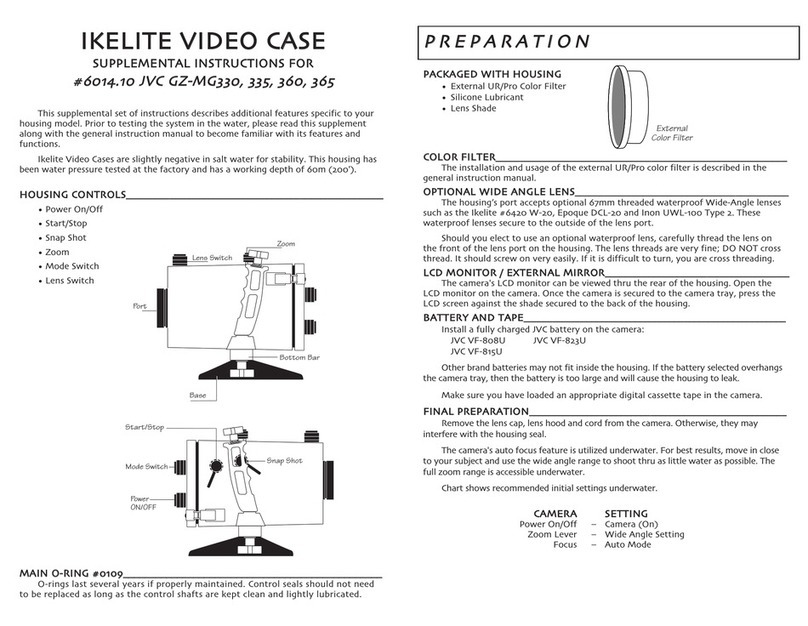 Ikelite 6014.10 Supplemental instructions
