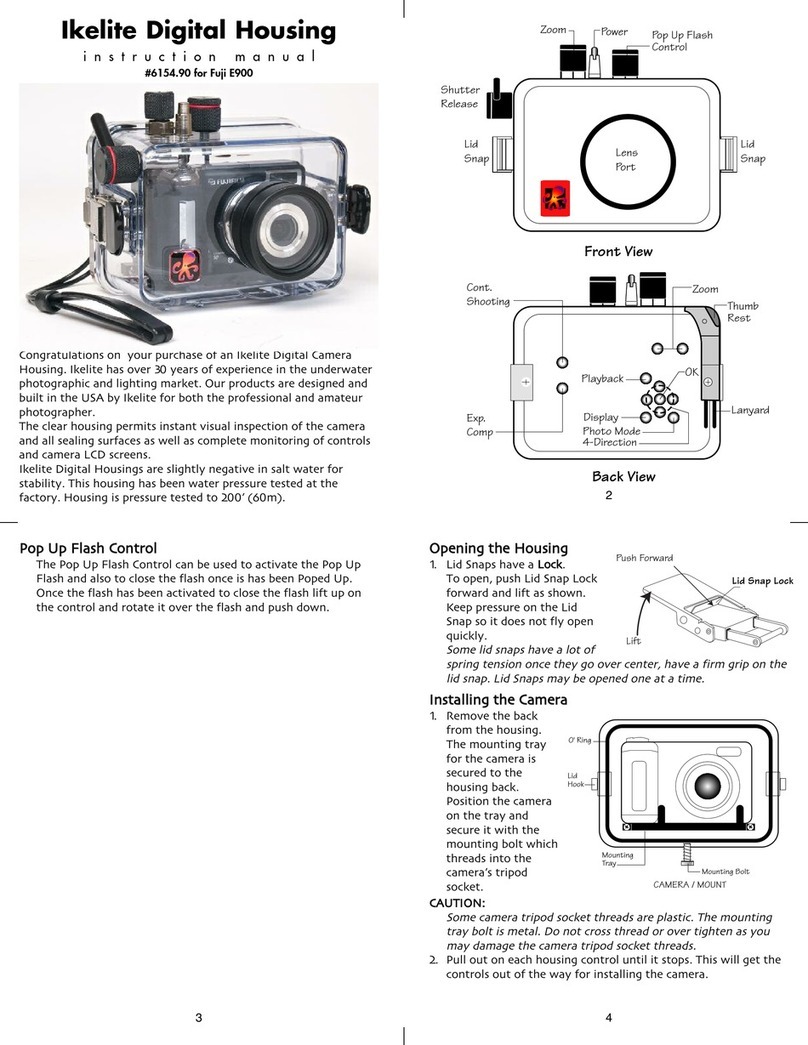 Ikelite Fuji E-900 Operating and maintenance manual