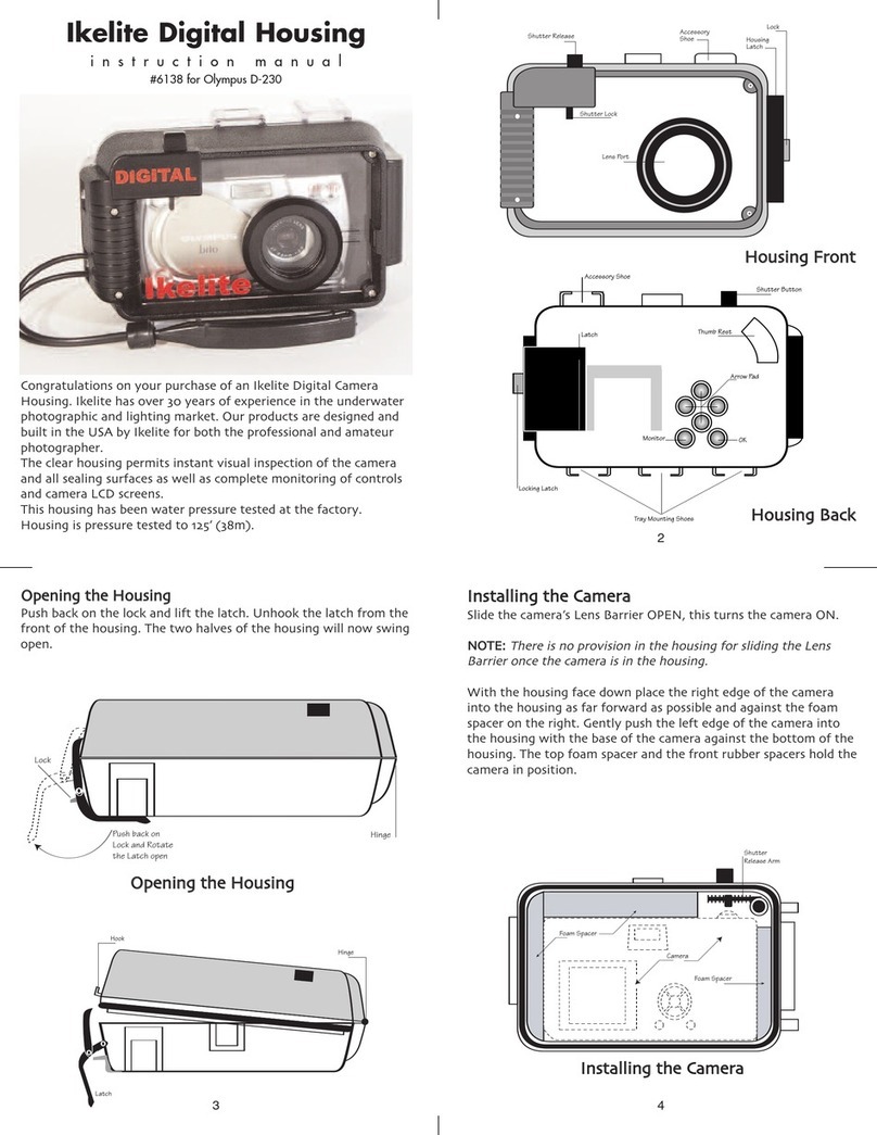 Ikelite Olympus D-230 Operating and maintenance manual