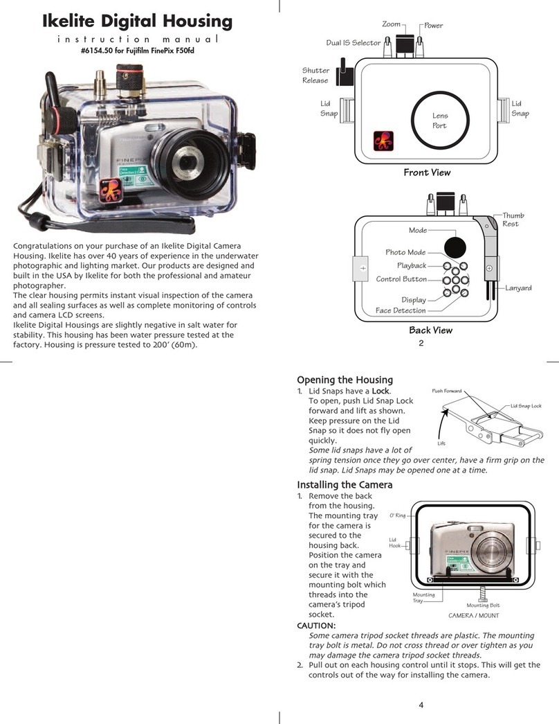Ikelite FinePix F50fd Operating and maintenance manual