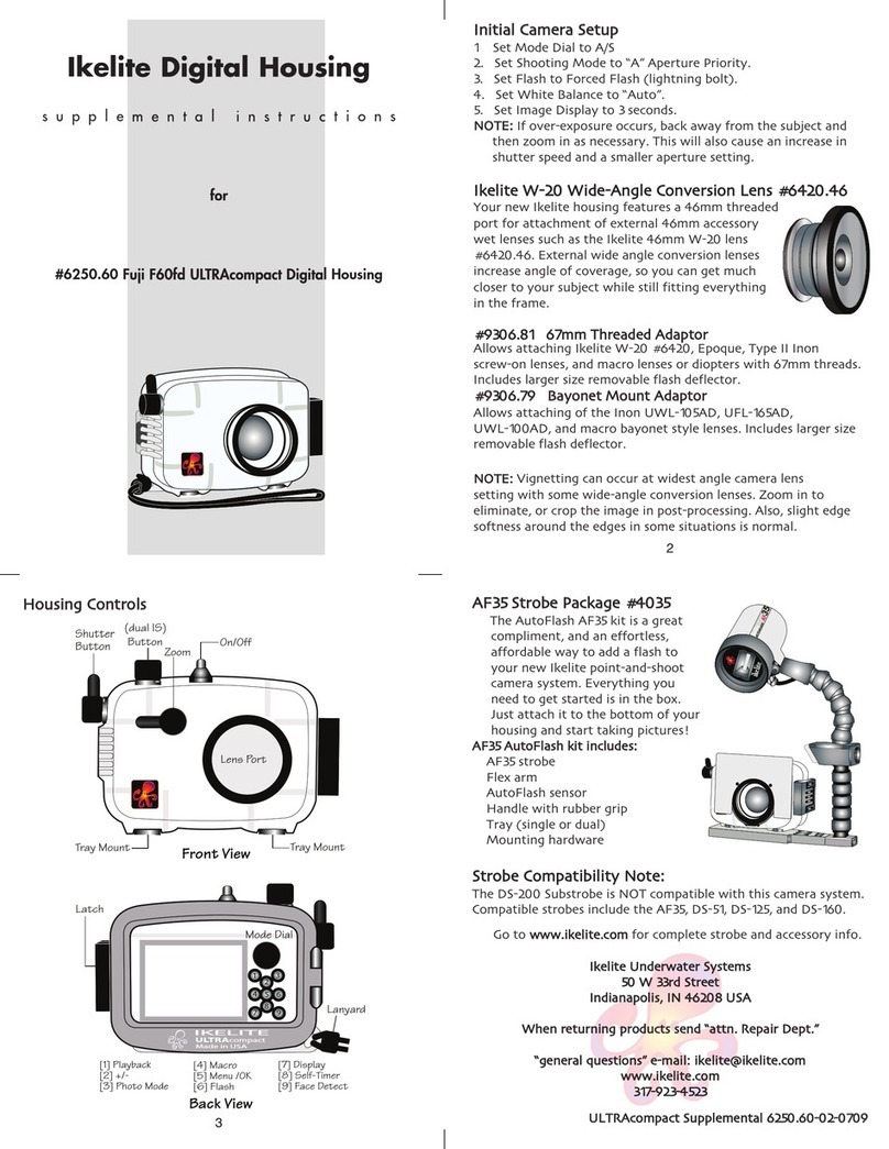 Ikelite F60fd Supplemental instructions