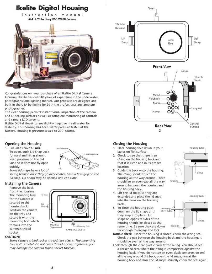 Ikelite DSC-W200 User manual Ikelite DSC-W200 User manual