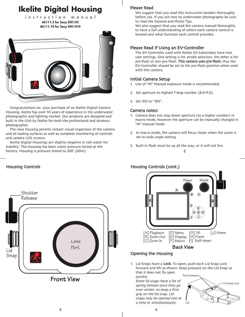 Ikelite DSC-H3 User manual