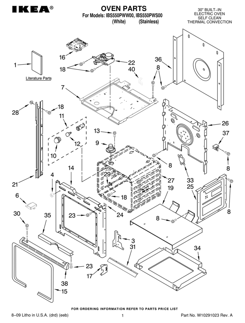 IKEA IBS550PWS00 parts list