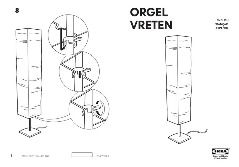 IKEA ORGEL VRETEN User manual IKEA ORGEL VRETEN User manual