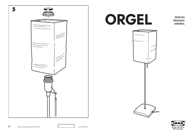 IKEA ORGEL AA-204932-2 User manual