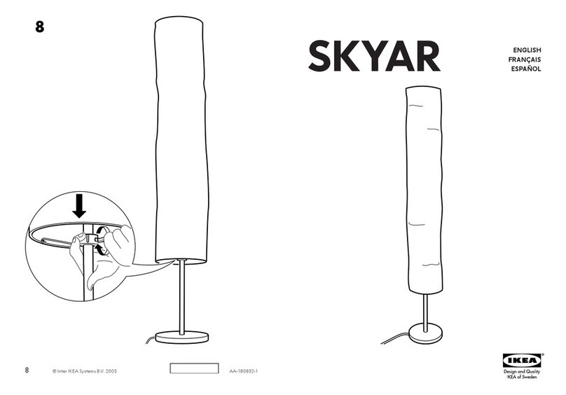 IKEA SKYAR AA-180832-1 User manual