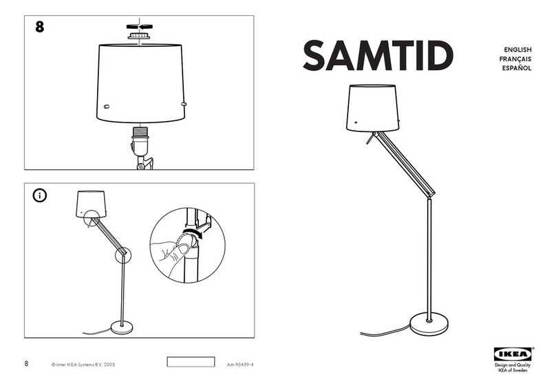 IKEA SAMTID AA-95439-4 User manual