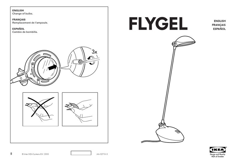 IKEA FLYGEL AA-52710-3 User manual