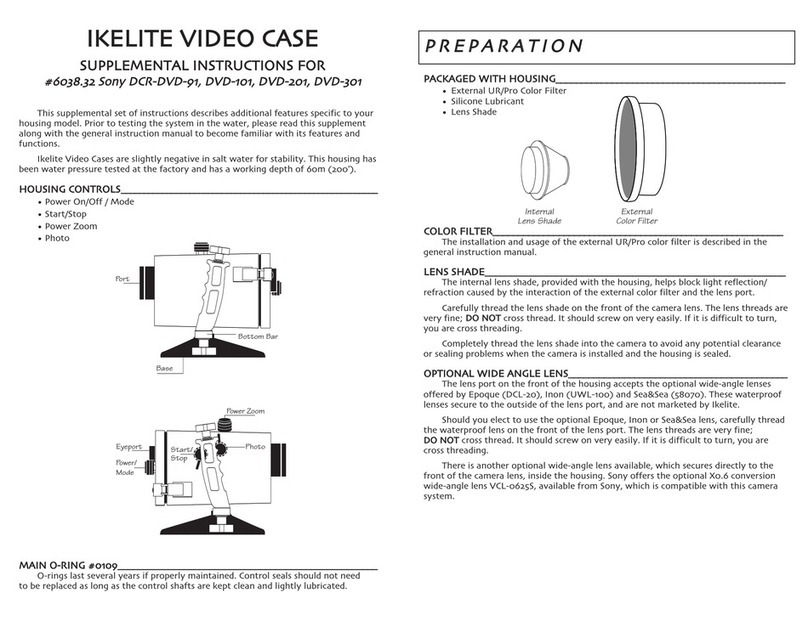 Ikelite DCR-DVD-91 Owner's manual