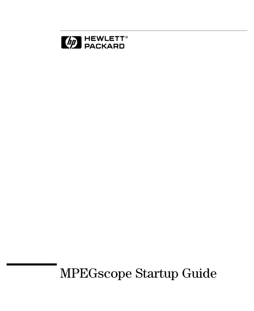HP MPEGscope Portable User guide