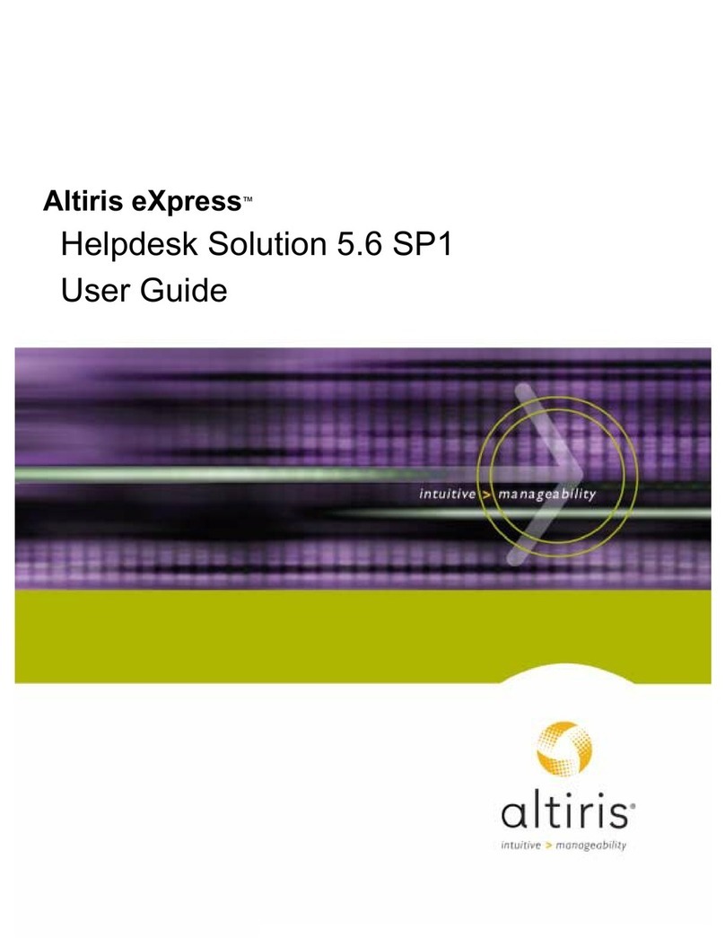 altiris eXpress Altris eXpress Helpdesk Solution 5.6... user guide