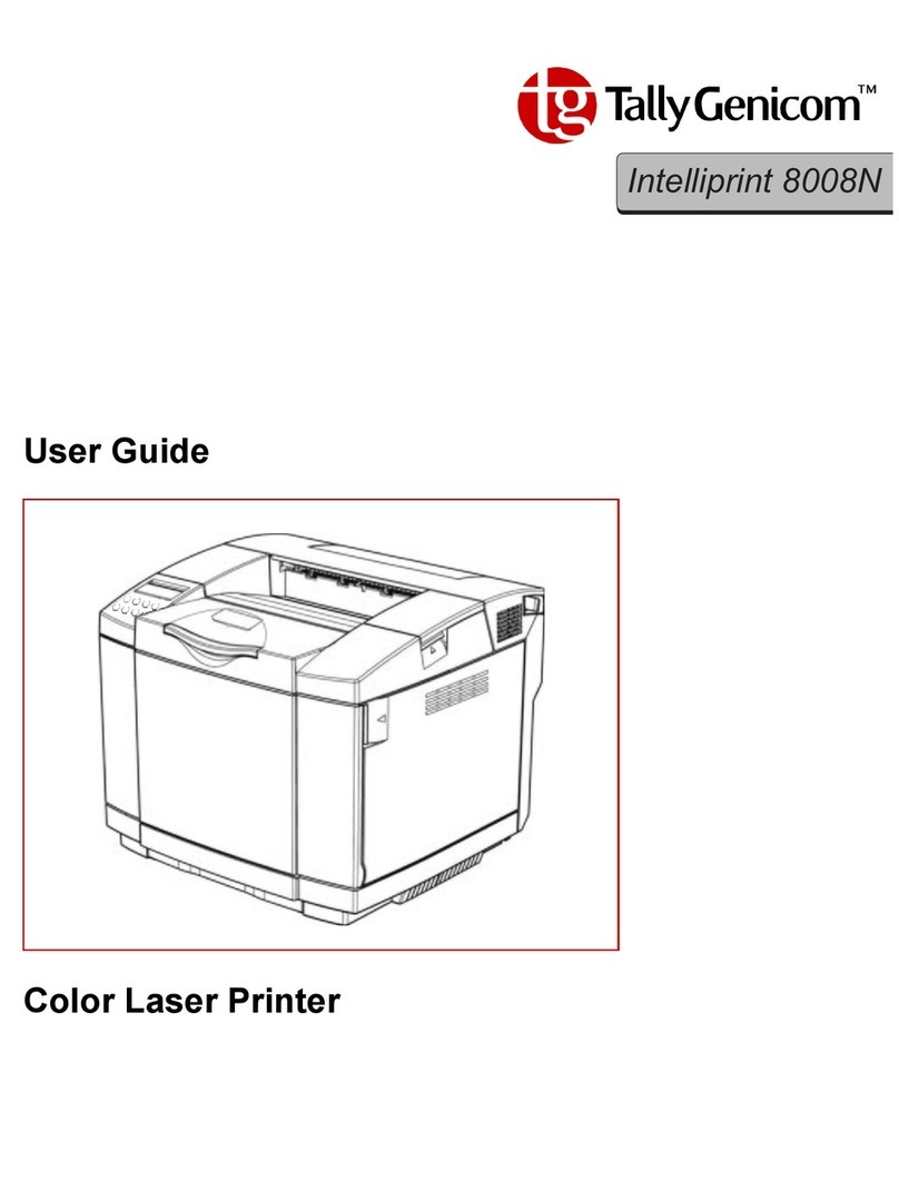 TallyGenicom Intelliprint 8008N User manual TallyGenicom Intelliprint 8008N User manual