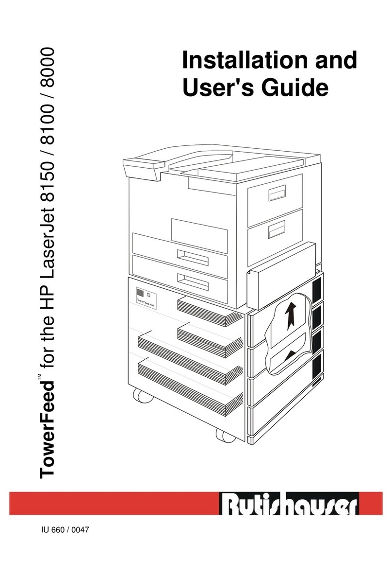 Rutishauser COMPAQ 8000 Installation and user guide