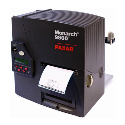 Paxar 9800 Series Service manual