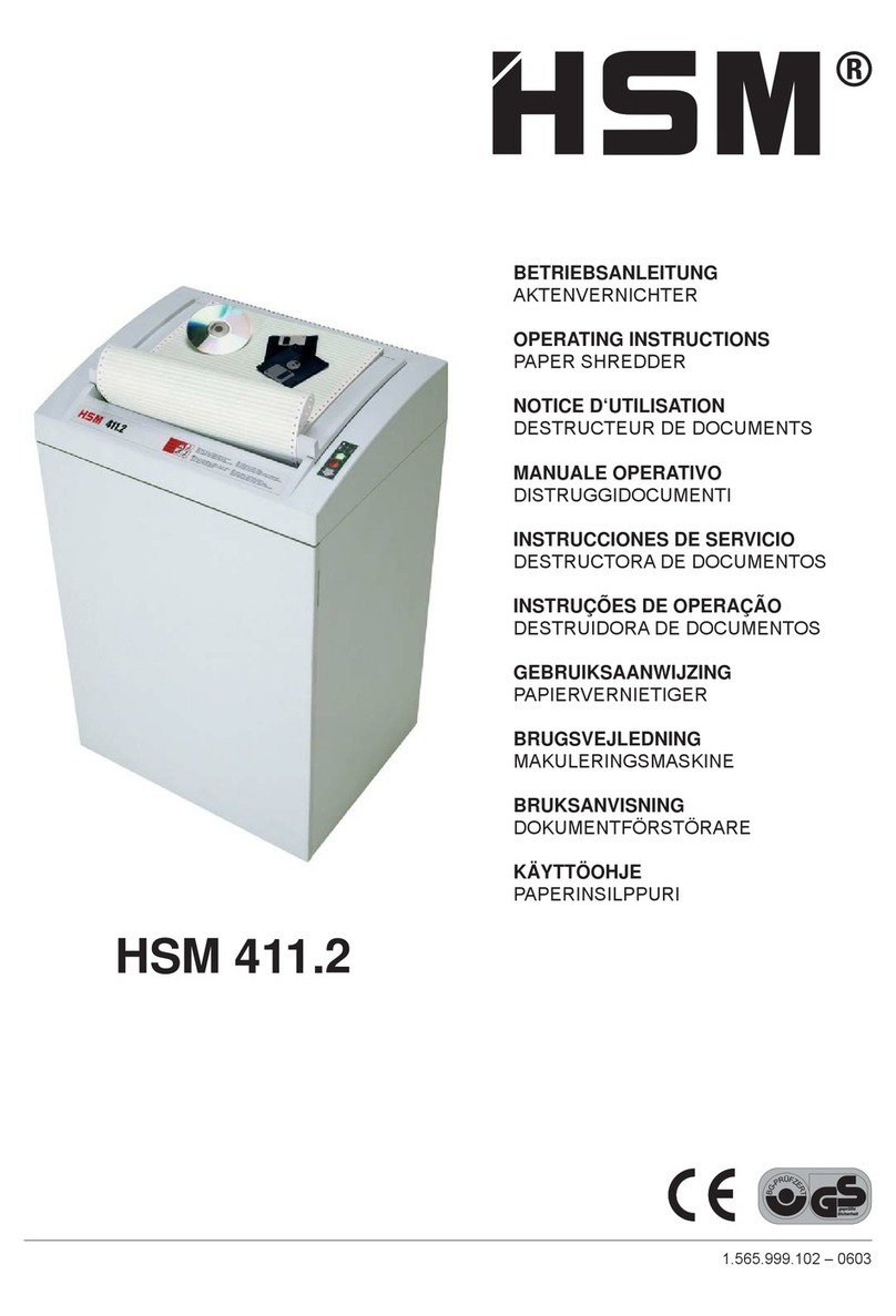 HSM HSM 411.2 User manual