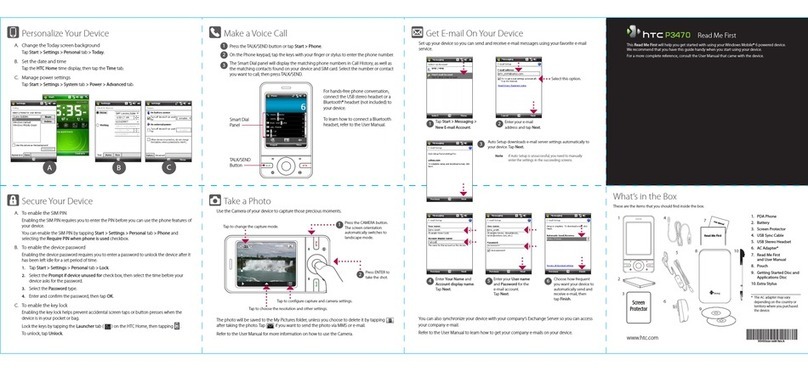 HTC P3470 Manual