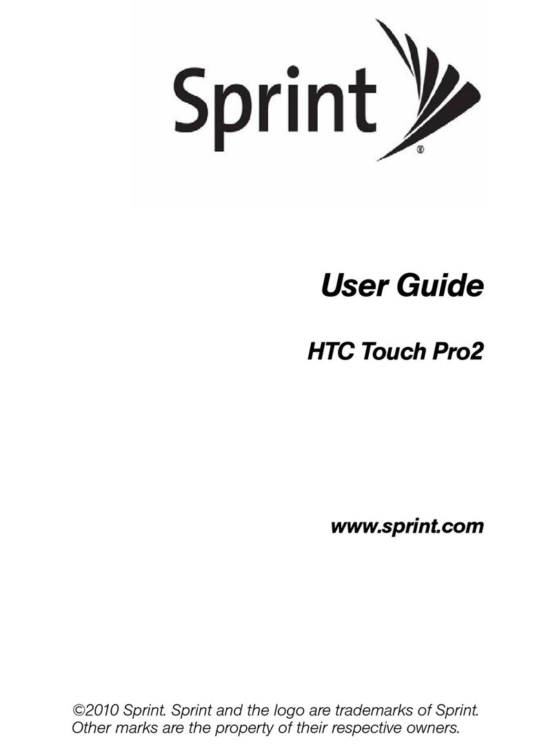 HTC Touch Pro2 RHOD400 User manual