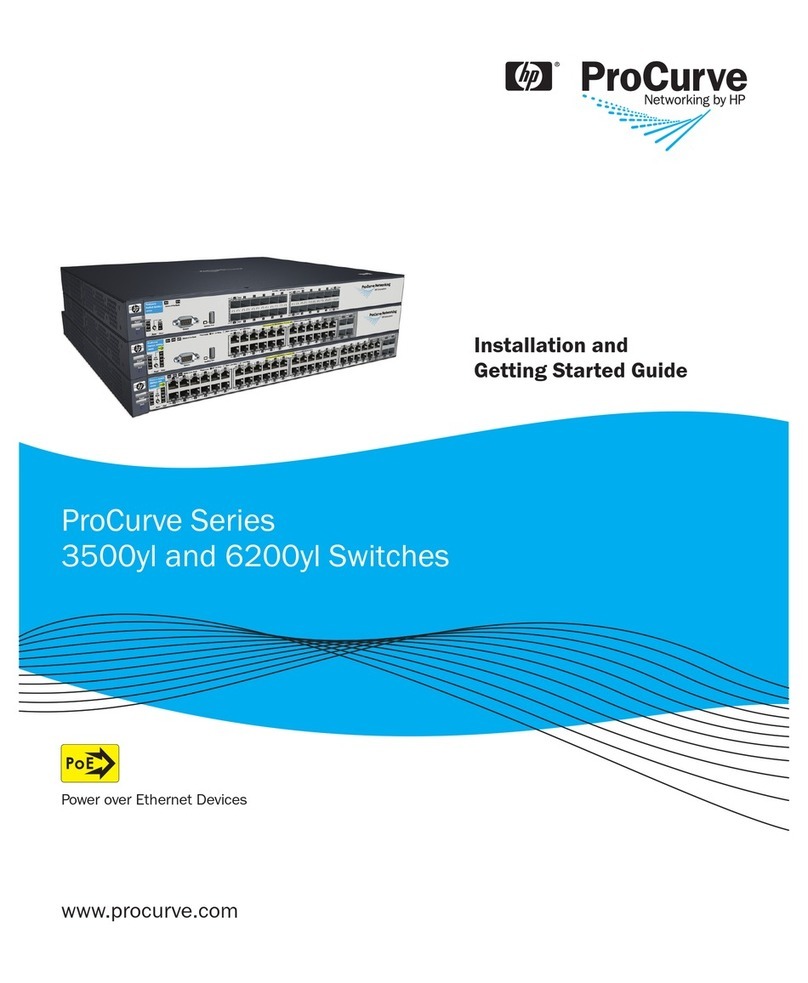 HP ProCurve Series User manual HP ProCurve Series User manual