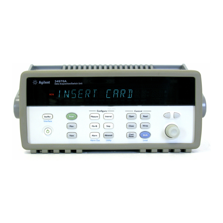 HP 34970A User manual