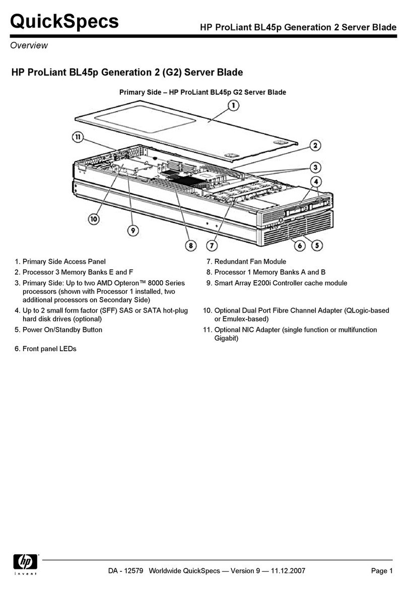 HP PROLIANT BL45P User instructions