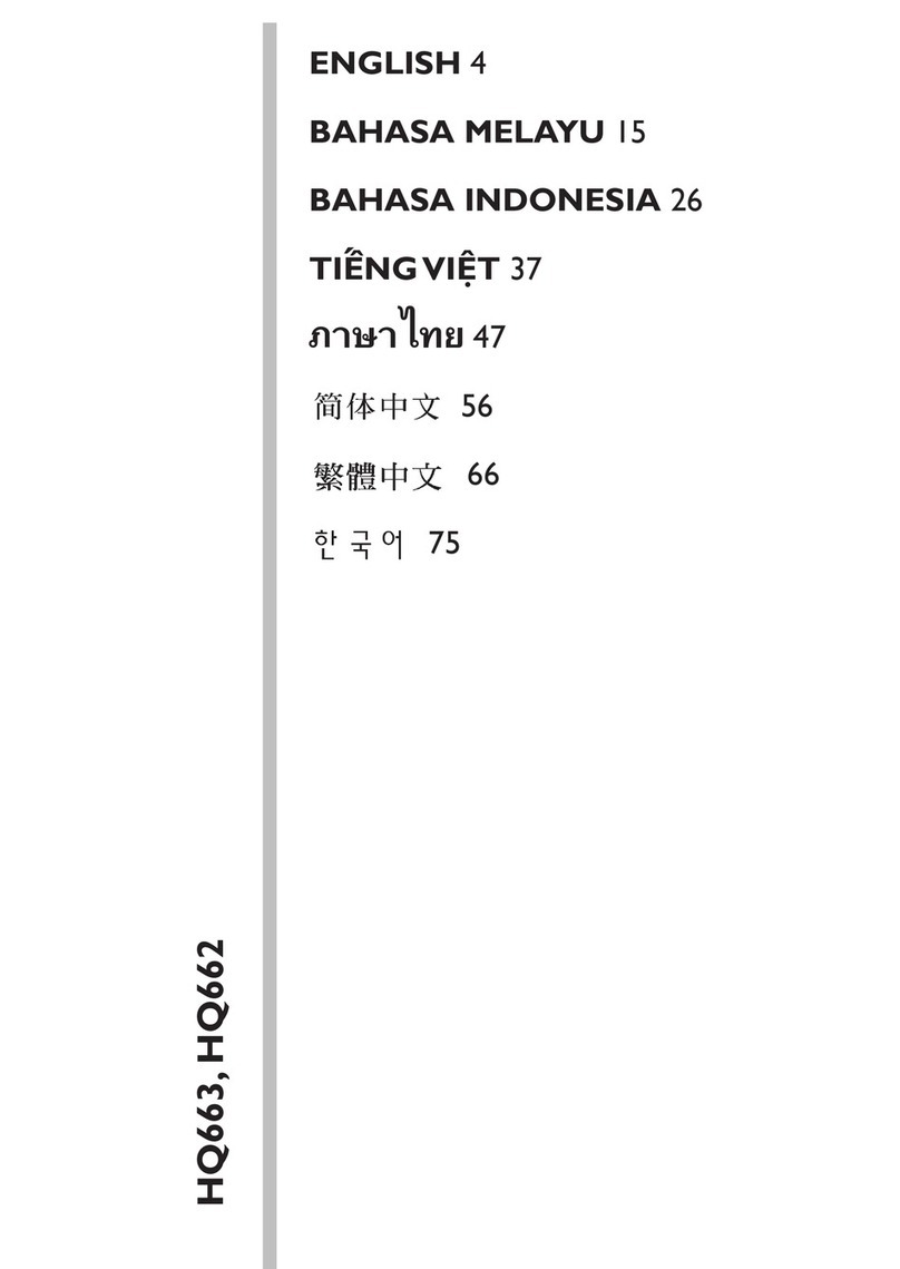 Philips 662 User manual