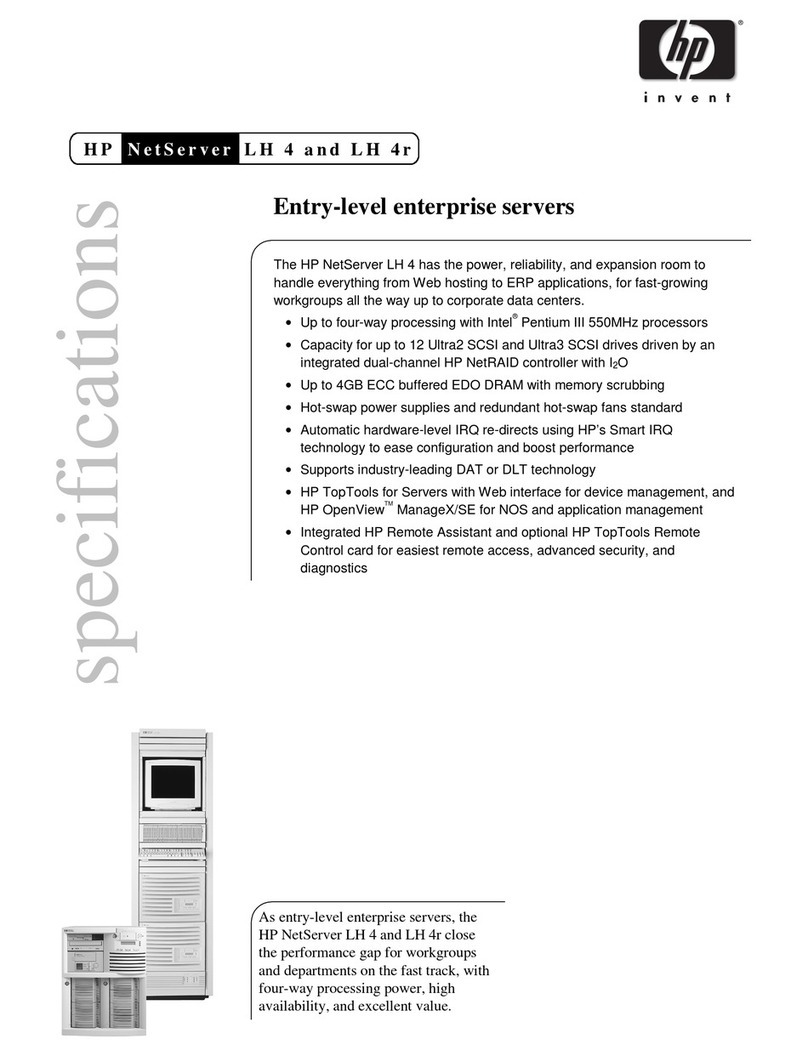 HP XLWW Specification sheet