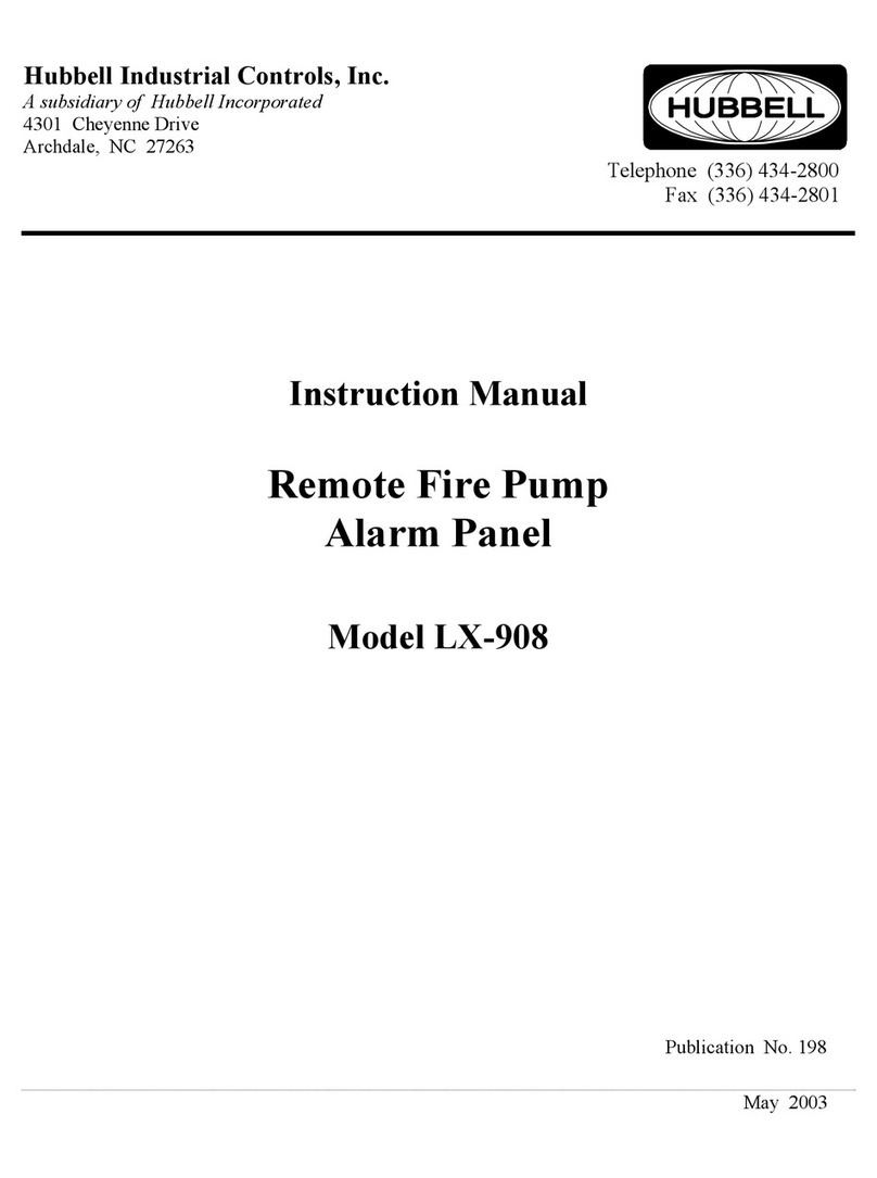 Hubbell LX-908 instruction manual