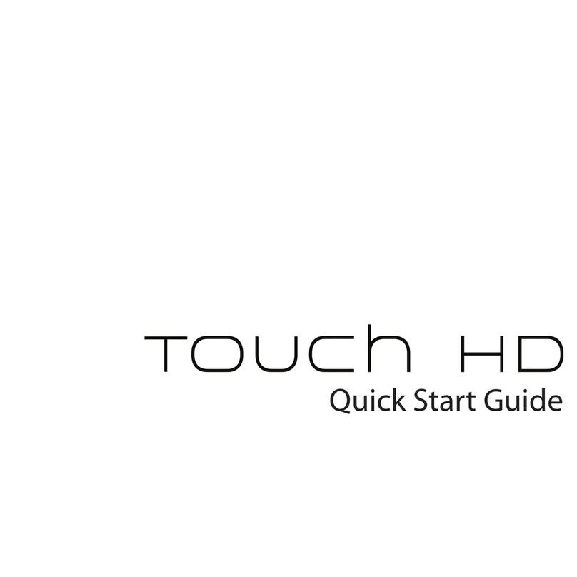 HTC Touch HD BLAC100 User manual