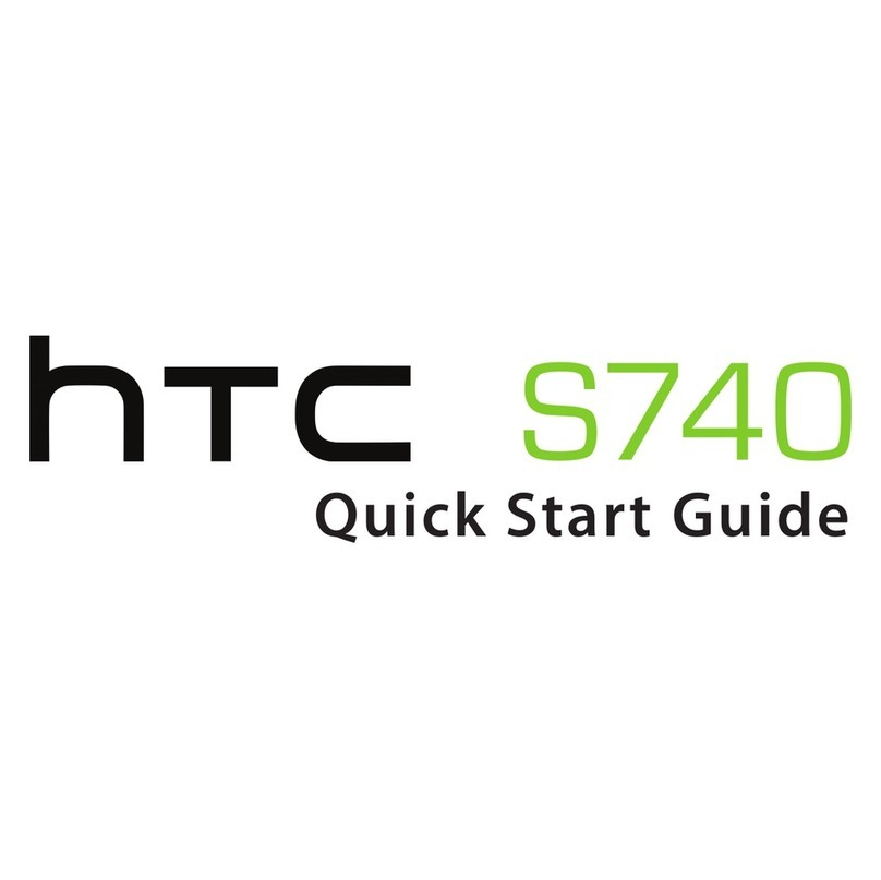 HTC S740 quick start guide