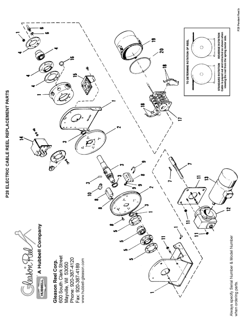 Hubbell Gleason Reel P28 Application guide Hubbell Gleason Reel P28 Application guide