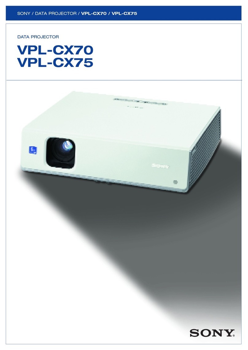 Sony VPL-CX70 Specifications