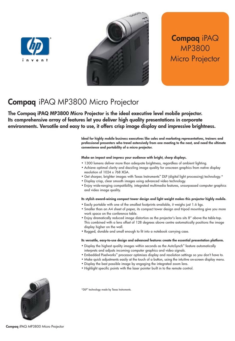 HP Compaq iPAQ MP3800 User manual