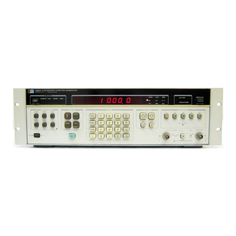 HP 3325A Use and care manual