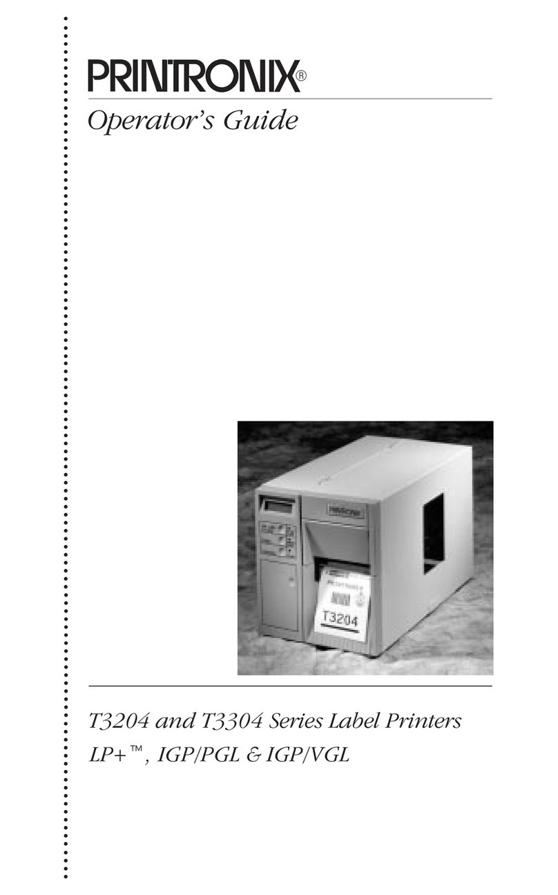 Printronix T3204 series Manual