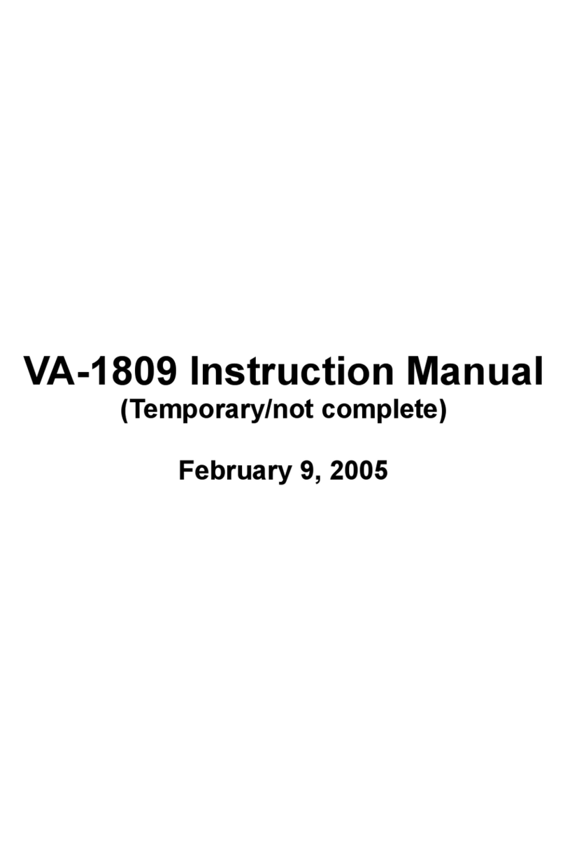 ASTRO VA-1809 instruction manual