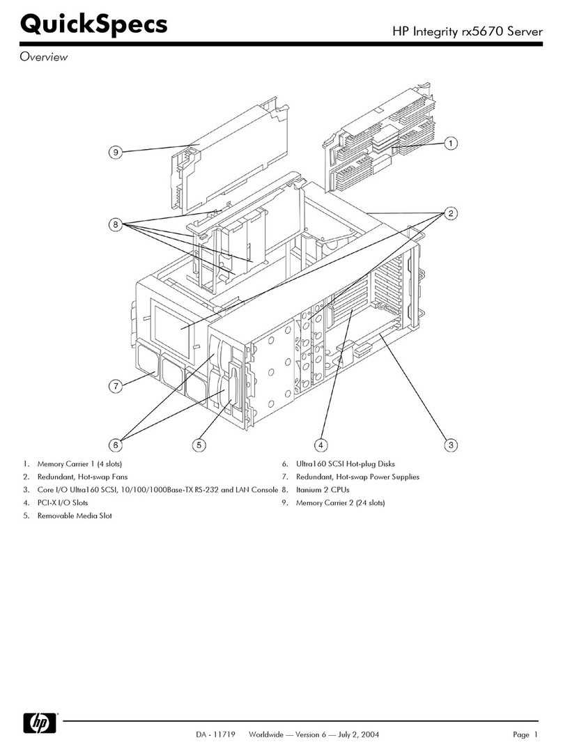 HP Integrity rx5670 specification