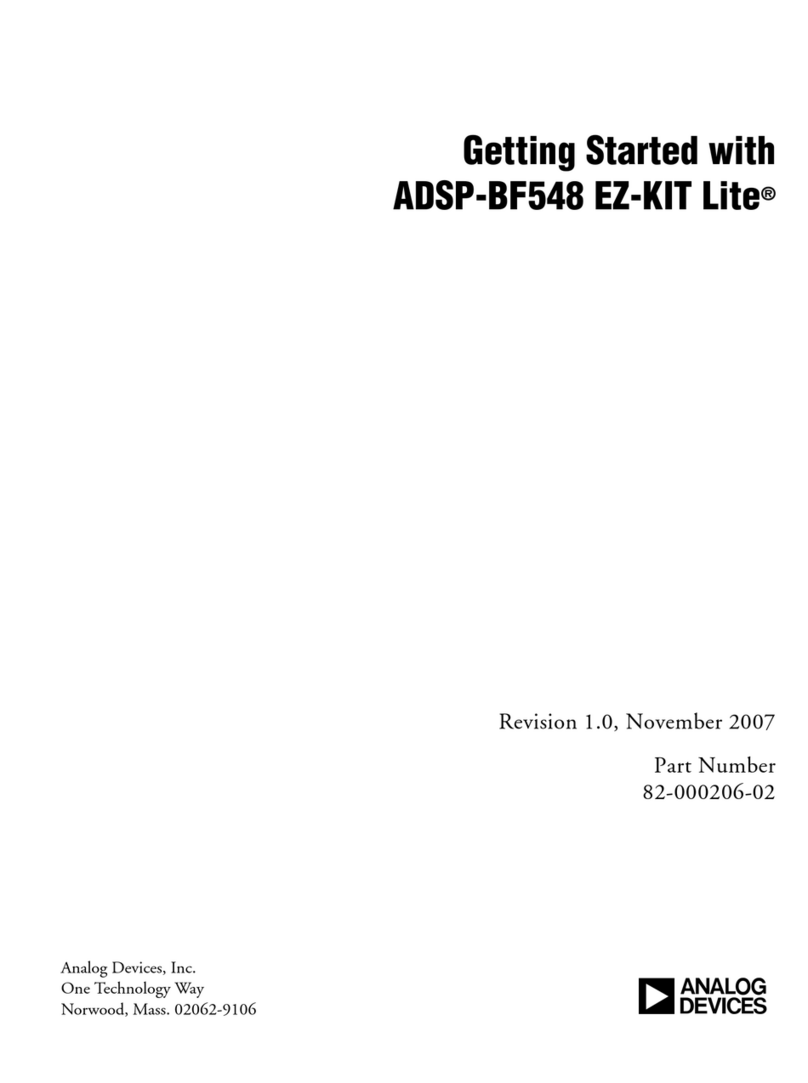 Analog Devices EZ-KIT User manual