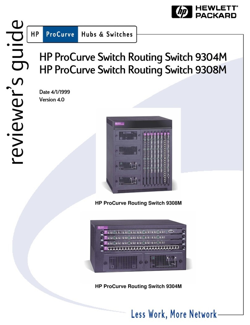 HP ProCurve 1600M User manual HP ProCurve 1600M User manual