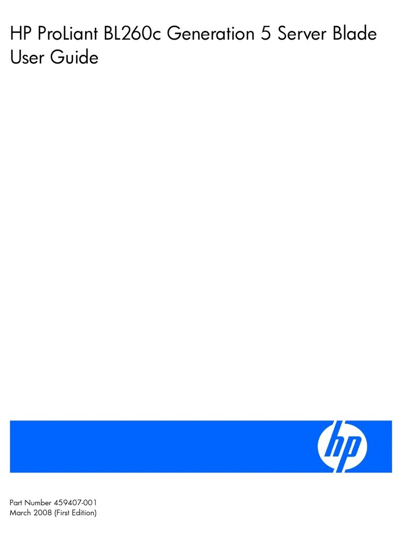 HP BL260c - ProLiant - G5 User manual