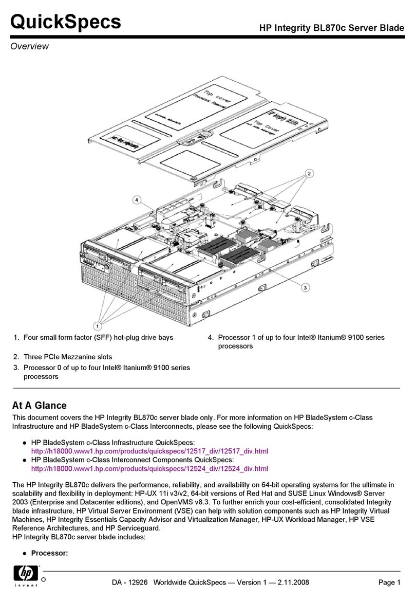 HP Integrity BL870c Quickspecs