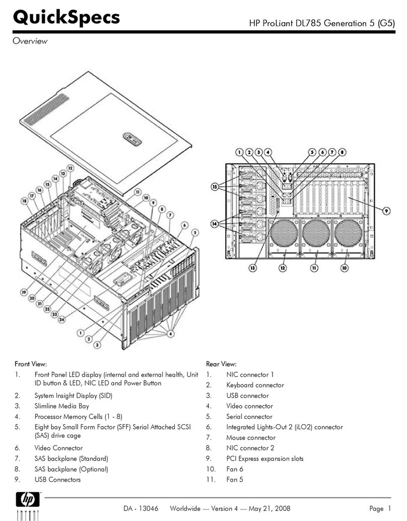 HP ProLiant DL785 Quickspecs