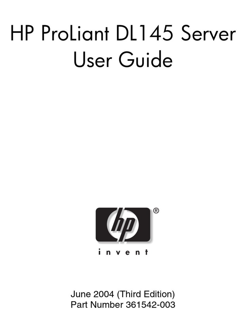 HP ProLiant DL145 User manual