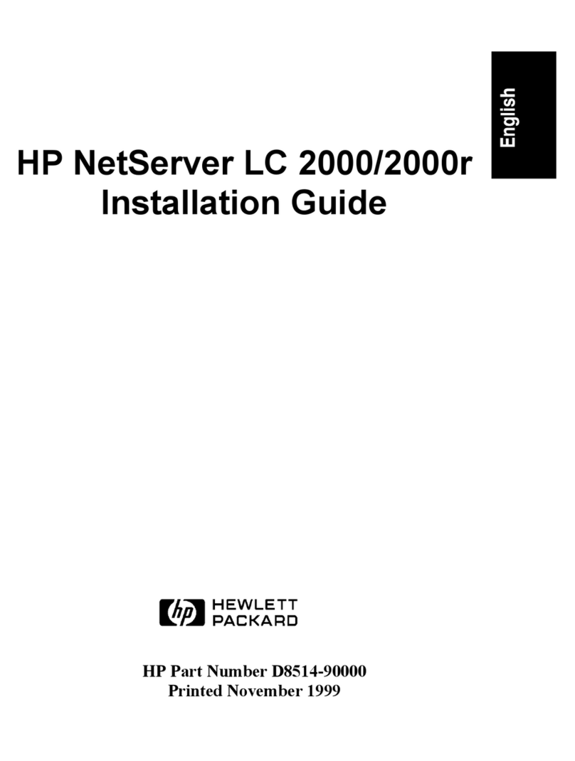 HP NetServer LC 2000r User manual