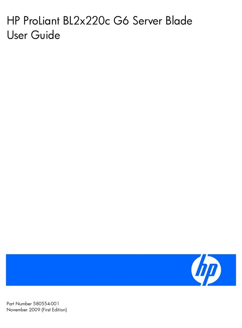HP PROLIANT 580554-001 User manual