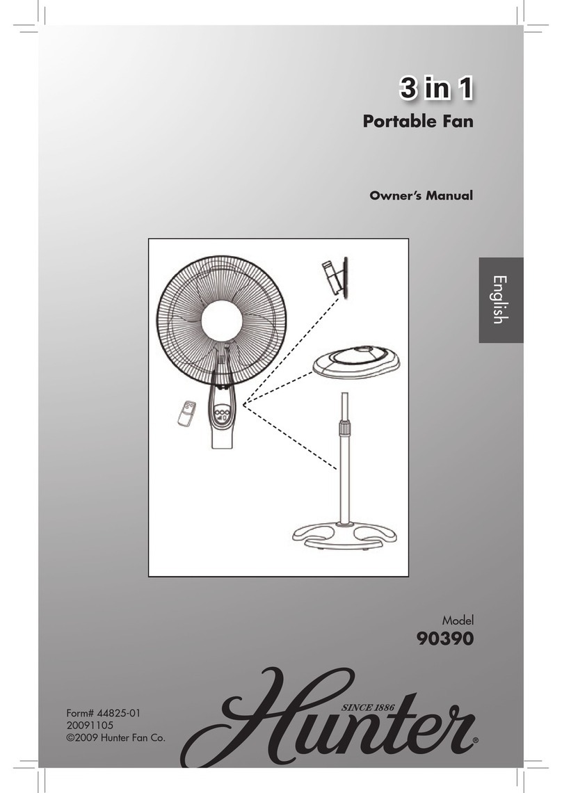 Hunter 20091105 User manual Hunter 20091105 User manual